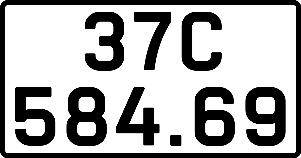 Tra cứu phạt nguội ô tô 37C-584.69 - BienSo.Com