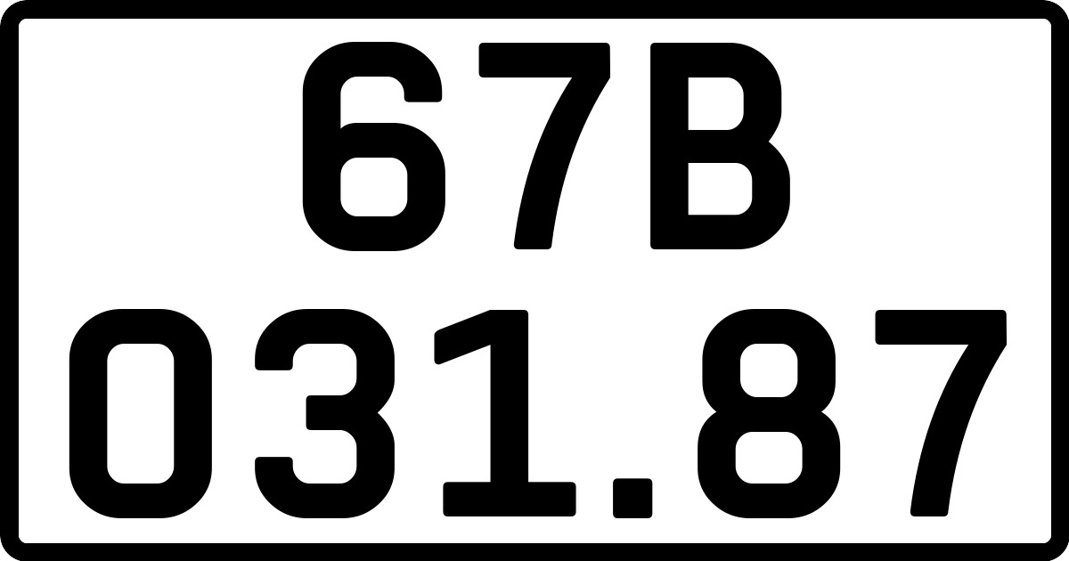 Tra cứu phạt nguội ô tô 67B-031.87 - BienSo.Com